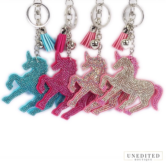 UNEDITED Accessories - 🏷 SALE - Crystal Unicorn Key Chain